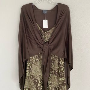 3/$15 Midi Floral Dress and Shawl